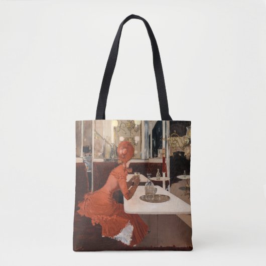  kunst - op het Cafe - Fernand Lungren-plein Tote Bag (Voorkant)