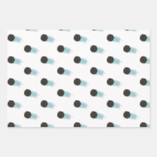 KUNST OP INPAKPAPIER, MIJN GEZICHT! INPAKPAPIER VEL (Voorkant 2)