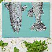 Kunst op keukenhanddoek (Gevouwen)