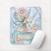 Kunst op lentevloerkleed door Molly Harrison Muismat (Met muis)