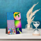 Kunst op schildersezel fotoplaat (Zijkant)