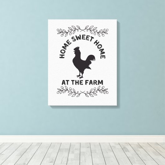 Kunst op schilderwerk met schilderstijl canvas afdruk (Insitu (Houten vloer))