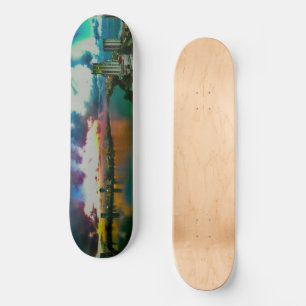 Kunst op skateboard van de gemeente San Juan Puert