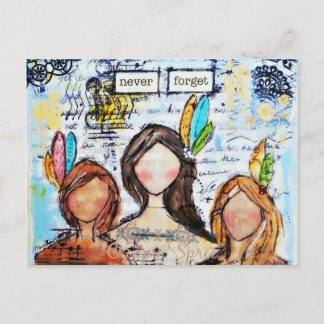 Kunst op snijpad briefkaart