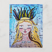 Kunst op snijpad briefkaart (Voorkant)