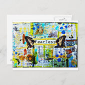 Kunst op snijpad briefkaart (Voorkant / Achterkant)