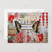 Kunst op snijpad briefkaart (Voorkant / Achterkant)