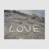 Kunst op strand zoeken tissuepapier (Voorkant)