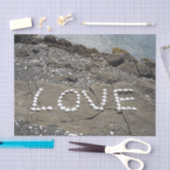 Kunst op strand zoeken tissuepapier (Craft)