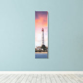 Kunst op vuurtoren van Cabo de Santa Maria Canvas Afdruk (Insitu (Houten vloer))