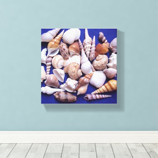 Kunst op zeezeildoeken canvas afdruk (Insitu (Houten vloer))