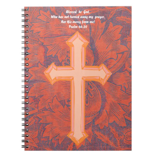  kunst Oranje Cross Faith Prayer Journal Notitieboek (Voorkant)