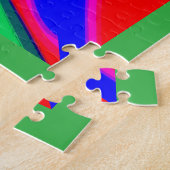 Kunst over de opwarming van de hete planeet legpuzzel (Zijkant)