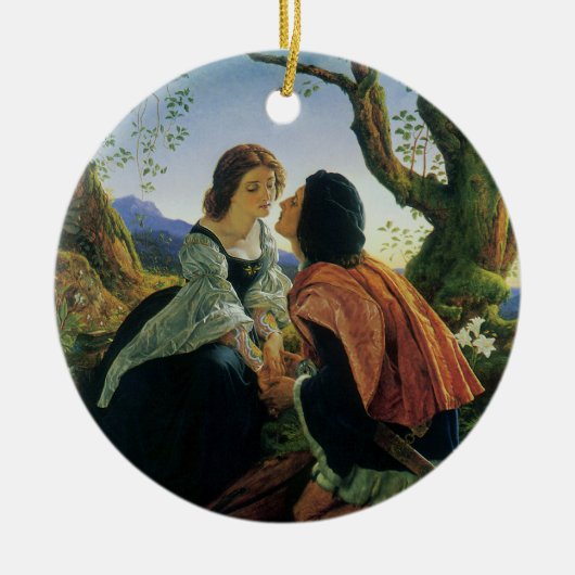 kunst, overs in Dusk, Sir Joseph Noel Paton Keramisch Ornament (Voorkant)