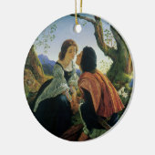 kunst, overs in Dusk, Sir Joseph Noel Paton Keramisch Ornament (Links)