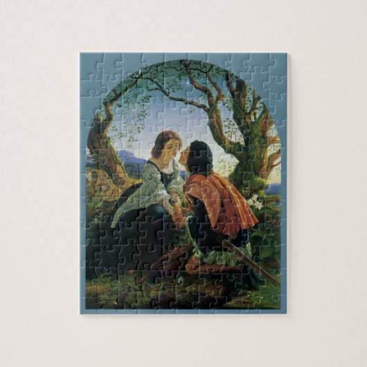 kunst, overs in Dusk, Sir Joseph Noel Paton Legpuzzel (Verticaal)