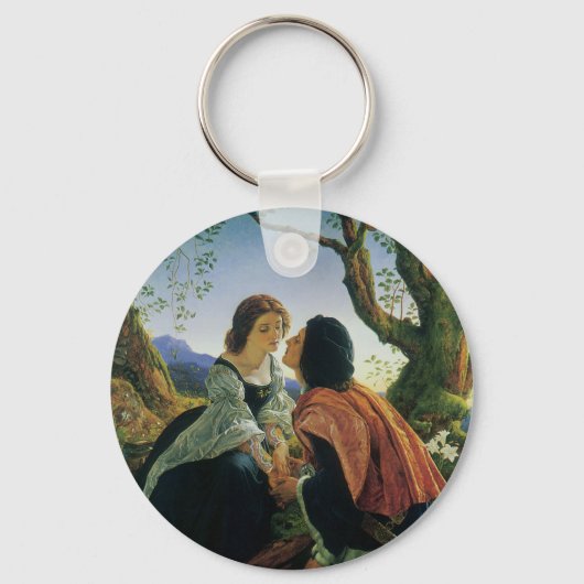 kunst, overs in Dusk, Sir Joseph Noel Paton Sleutelhanger (Voorkant)