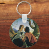 kunst, overs in Dusk, Sir Joseph Noel Paton Sleutelhanger (Achterkant)