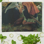 kunst, overs in Dusk, Sir Joseph Noel Paton Theedoek (Gevouwen)