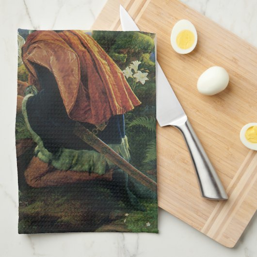 kunst, overs in Dusk, Sir Joseph Noel Paton Theedoek (Quarter Fold)