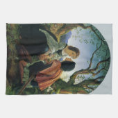 kunst, overs in Dusk, Sir Joseph Noel Paton Theedoek (Horizontaal)