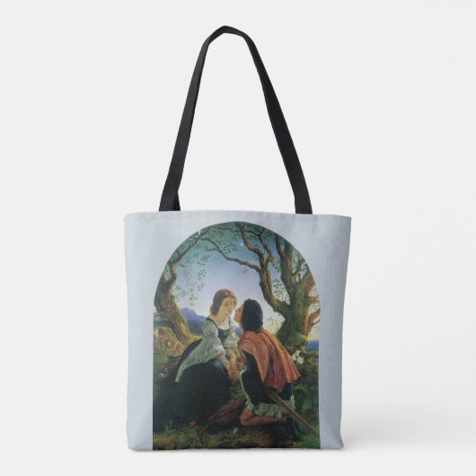  kunst, overs in Dusk, Sir Joseph Noel Paton Tote Bag (Achterkant)