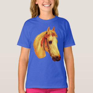  Kunst Palomino-paarden T-shirt
