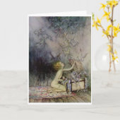 kunst - Pandora opent de doos , Kaart (Gele Bloem)