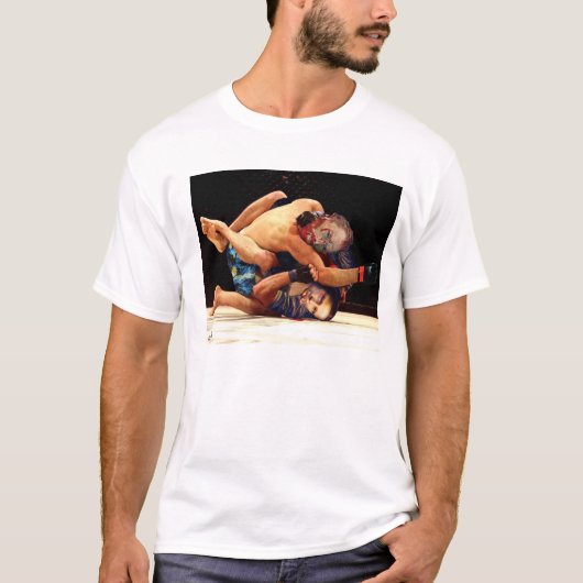 Kunst parodie T-shirt. Gemengde martiele kunst T-shirt (Voorkant)