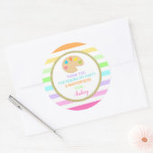 Kunst partij stickers, schilderij partij stickers (Envelop)