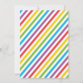 Kunst Partij Uitnodiging/Kunst Partij Birthday uit Kaart (Achterkant)