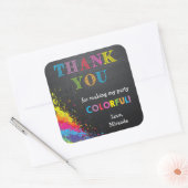 Kunst Party Favor Labels / Kunst Party Stickers (Envelop)