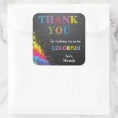 Kunst Party Favor Labels / Kunst Party Stickers (Tas)