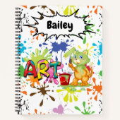 Kunst personaliseren notitieboek (Voorkant)