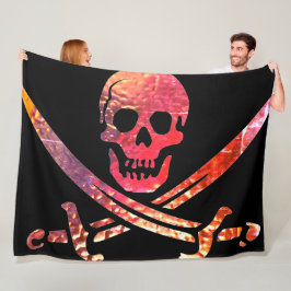 Kunst Pirate Design Fleece Deken