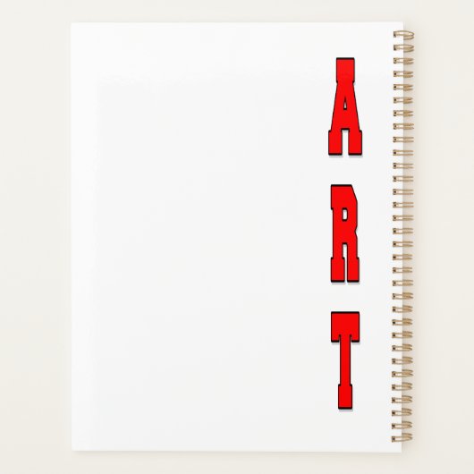 Kunst Planner (Achterkant)