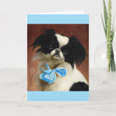  kunst - Portret van een Japanse kin, Kaart (Voorkant)