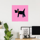 Kunst Poster: Bella The Scotty Dog Poster (Thuiskantoor)
