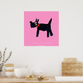 Kunst Poster: Bella The Scotty Dog Poster (Keuken)