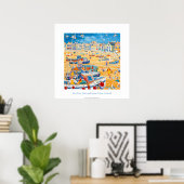 Kunst Poster: Boats en boomstammen, St. Ives, Corn Poster (Thuiskantoor)