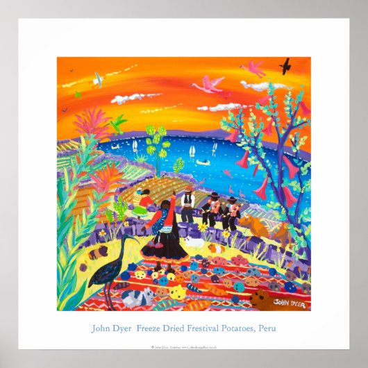 Kunst Poster: Filmtheateraardappelen Isla Taquile Poster (Voorkant)