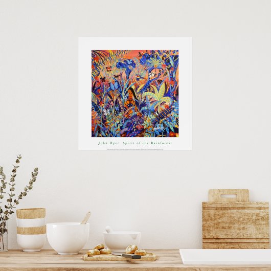 Kunst Poster: Geest van het Amazonewoud Poster (Keuken)