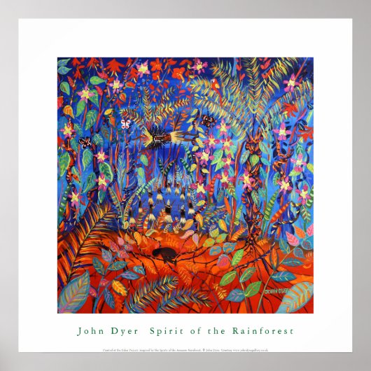 Kunst Poster: Geest van het Amazonewoud Poster (Voorkant)