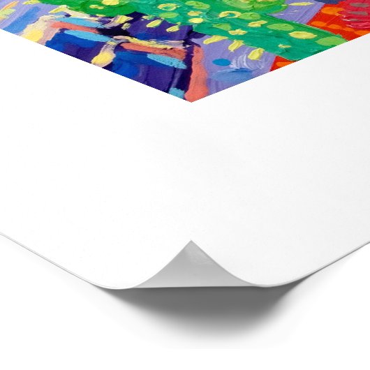 Kunst Poster: Pachamama Pipers, Peru. Isla Taquile Poster (Hoek)