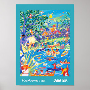 Kunst Poster: Rainbows 100 jaar lang geweer! Poster