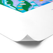 Kunst Poster: Schuilende Caribische kosnoten Poster (Hoek)