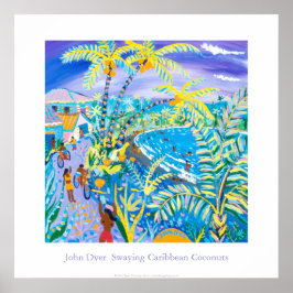 Kunst Poster: Schuilende Caribische kosnoten Poster