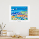 Kunst Poster: Spelen in de rivier, kerkduif Poster (Keuken)