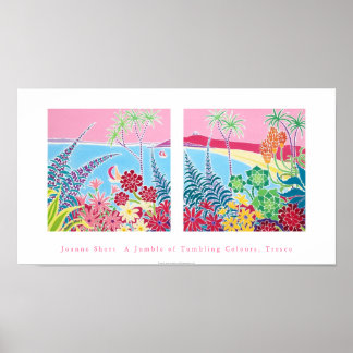 Kunst Poster: Tresco, Scilly, Cornwall. Poster