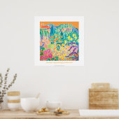 Kunst Poster: Zingend en Zingend, Hanbury Garden Poster (Keuken)